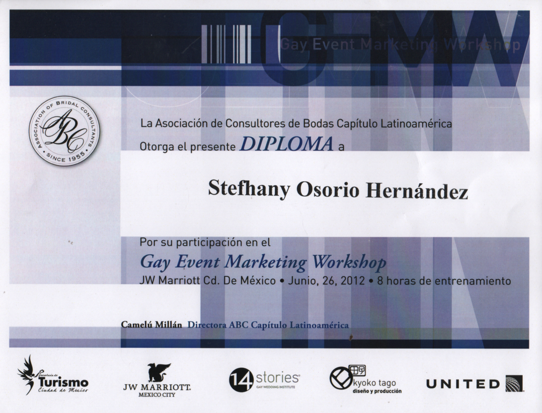 diploma de gay events